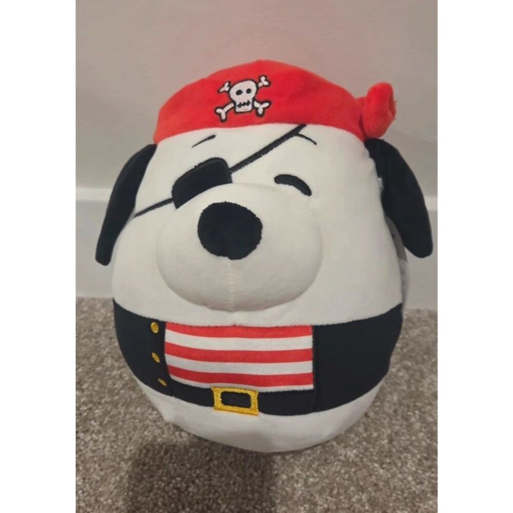 Snoopy as pirate 10 inch squishmallow